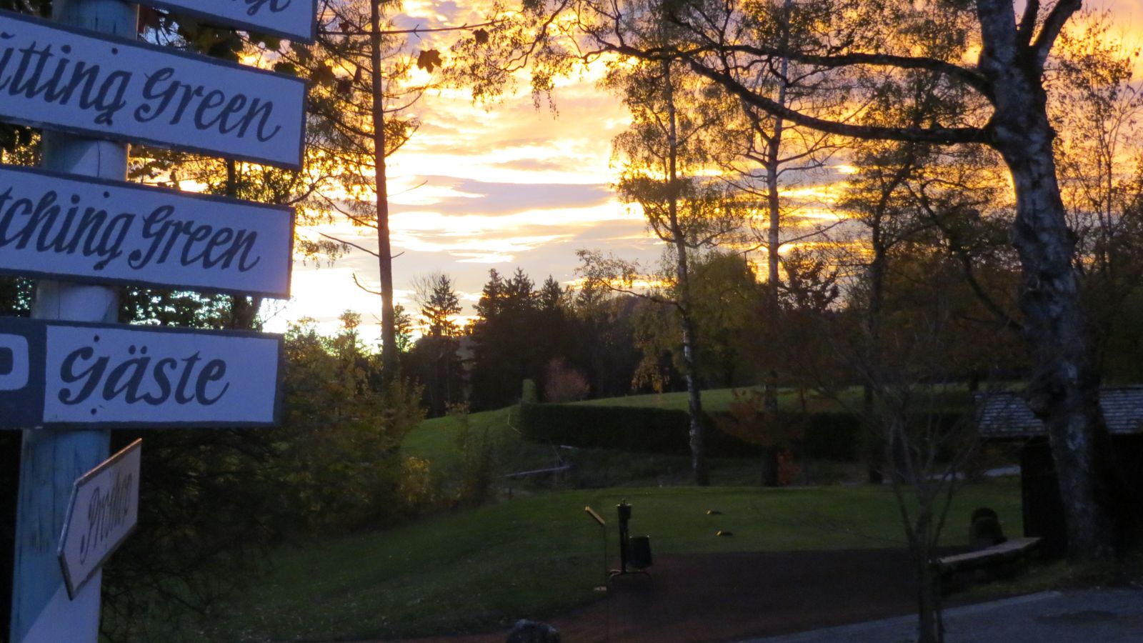 Abendstimmung Chiemsee golf Club