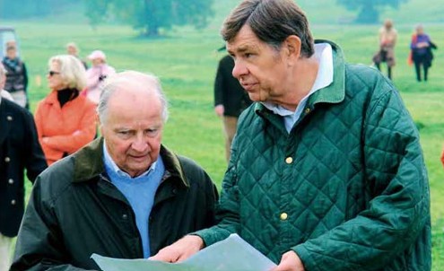 Baron von Varnbüler und Schriftführer Hermann von Schaezler 2008