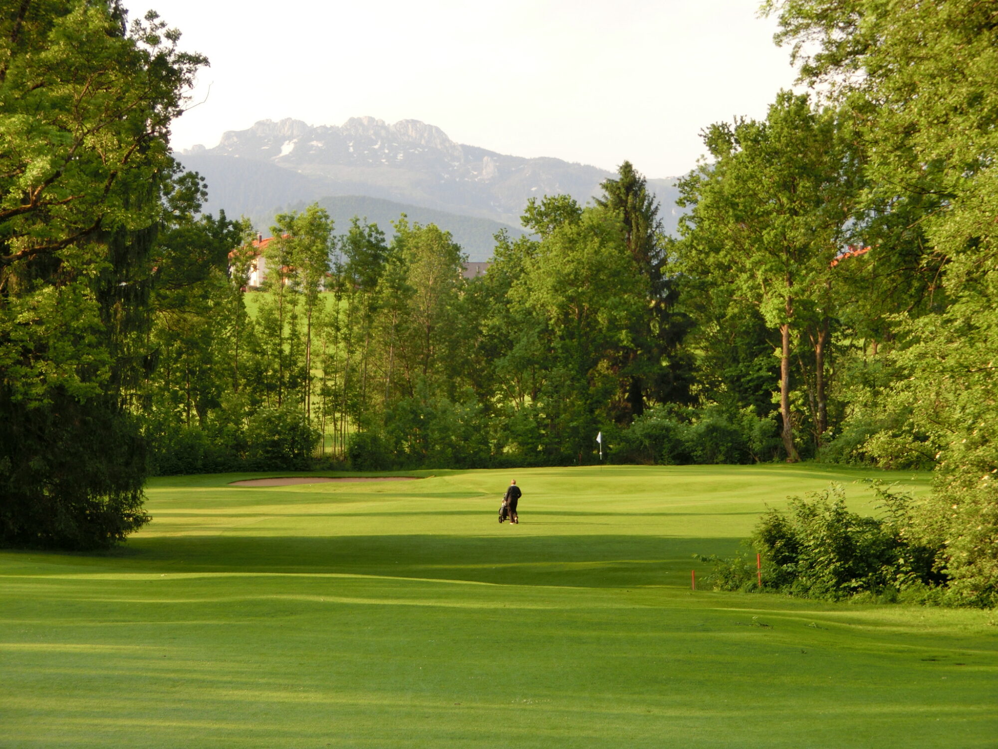 Kampenwandblick von Loch 1